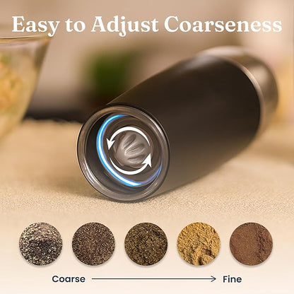 Automatic Electric Salt & Pepper Grinder with LED Light